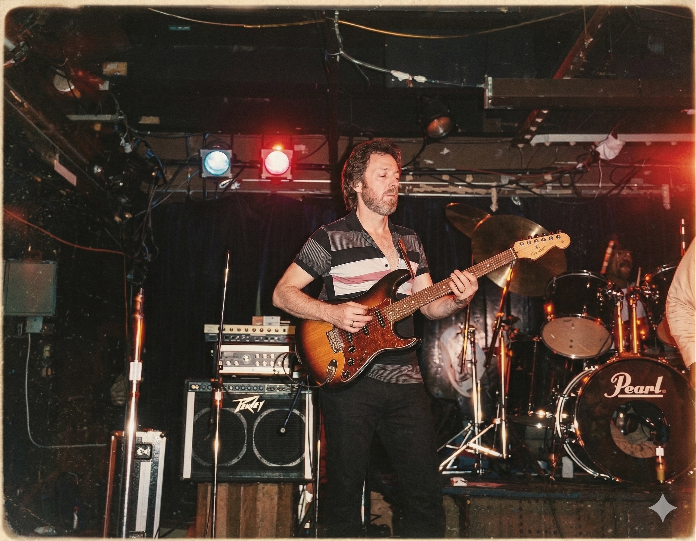 On tour with Harvey Mandel at Bogarts in Long Beach CA 1990